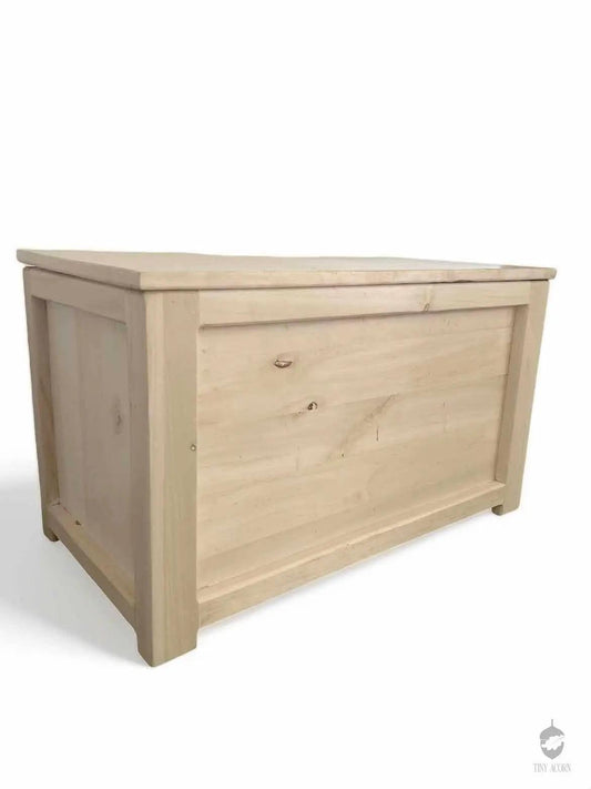 sustainable gender nutural handmade wooden children toybox.  children hairloom furniture.  non toxic children toybox.  eoc conscious children furniture.